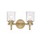 Z-Lite Kinsley 2 Light Vanity, Heirloom Gold And Clear Seeded 340-2V-HG - alternate 3
